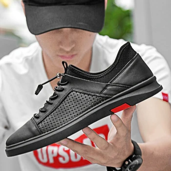 Big size 38-45 Summer Designer Men's Casual Shoes Summer Breathable Fashion Men Genuine Leather Shoes loafers male krasovki w5
Big size 38-45 Summer Designer Men's Casual Shoes Summer Breathable Fashion Men Genuine Leather Shoes loafers male krasovki w5