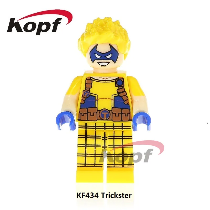 Single Sale Super Heroes Trickster MK1 Iron man Wonder Woman Knight King Bricks Action Building Blocks Children Gift Toys KF434
Single Sale Super Heroes Trickster MK1 Iron man Wonder Woman Knight King Bricks Action Building Blocks Children Gift Toys KF434