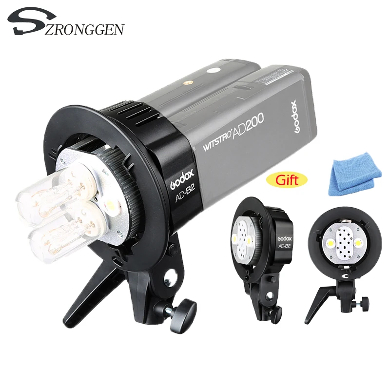 Godox AD-B2 Bowens Mount for AD200 Portable Flash Speedlite 400W power output Dual Head Light Tubes Bracket
Godox AD-B2 Bowens Mount for AD200 Portable Flash Speedlite 400W power output Dual Head Light Tubes Bracket