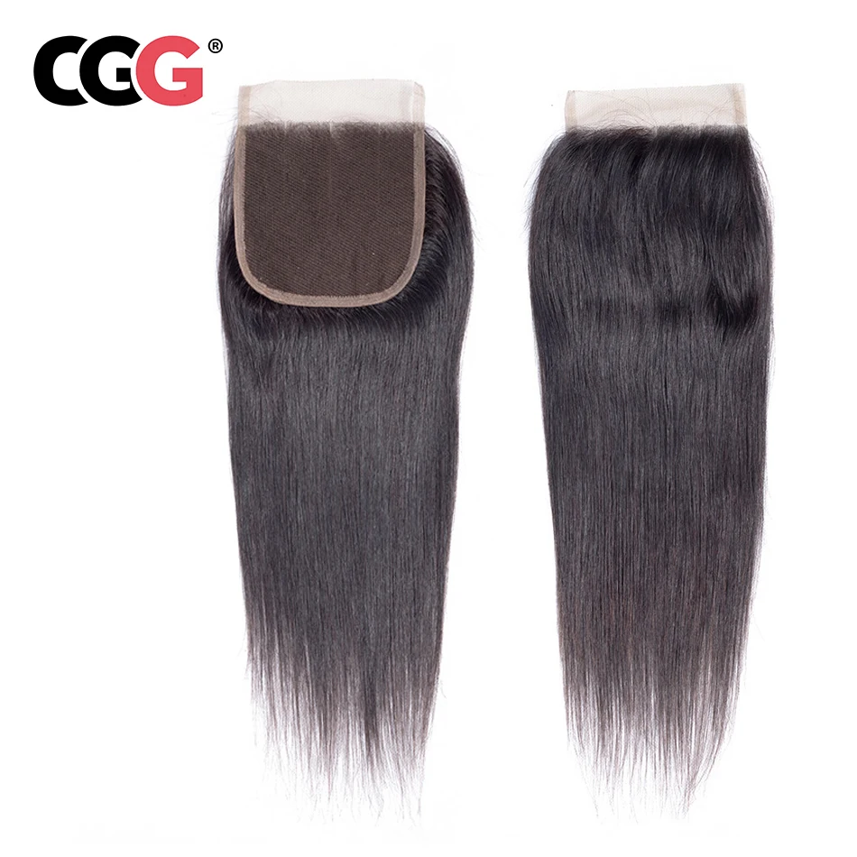 CGG Hair Brazilian Straight 4*4 Lace Closure Middle/Free/Three Part Natural Color Non Remy Human Hair Closure 8 To 20 Inches
CGG Hair Brazilian Straight 4*4 Lace Closure Middle/Free/Three Part Natural Color Non Remy Human Hair Closure 8 To 20 Inches