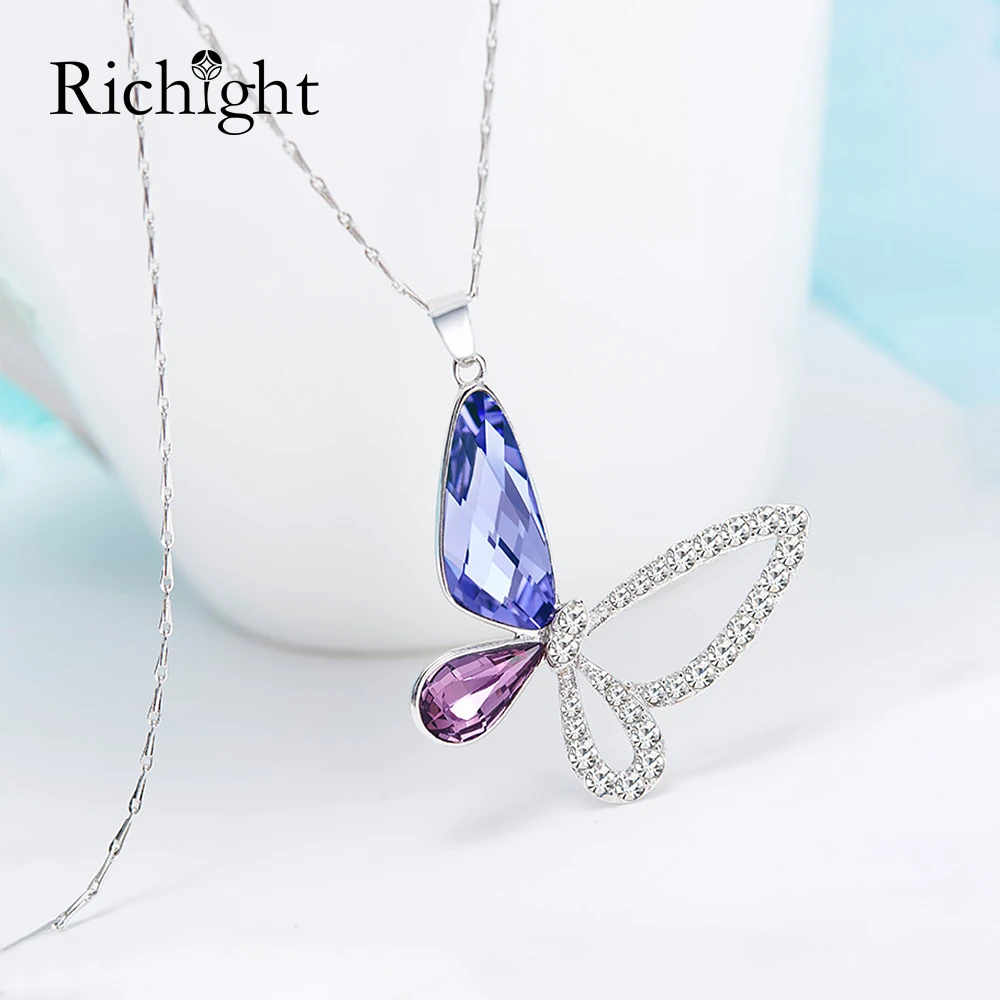 Korean Fashion 925 Sterling Silver Jewelry 45cm Chain Necklace Elf Butterfly Wings Pendant Crystal Necklace for Women Necklaces
Korean Fashion 925 Sterling Silver Jewelry 45cm Chain Necklace Elf Butterfly Wings Pendant Crystal Necklace for Women Necklaces