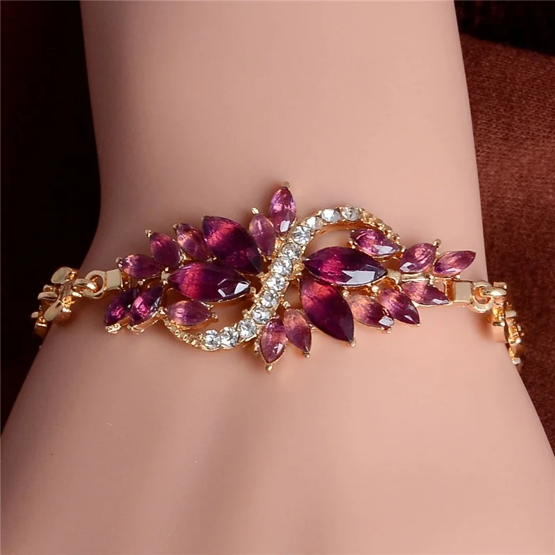 Trendy New Women/Lady's Fashion Leaf 5 Colors CZ Stones Bracelets & Bangles Jewelry Free Shipping
Trendy New Women/Lady's Fashion Leaf 5 Colors CZ Stones Bracelets & Bangles Jewelry Free Shipping