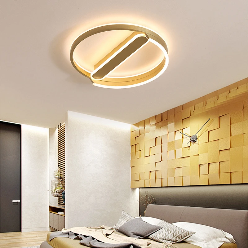 Simple Round Modern LED Ceiling Lamp for Meeting Room Bedroom Kitchen Balcony Indoor Lighting Dimmable Golden Ceiling Lights
Simple Round Modern LED Ceiling Lamp for Meeting Room Bedroom Kitchen Balcony Indoor Lighting Dimmable Golden Ceiling Lights