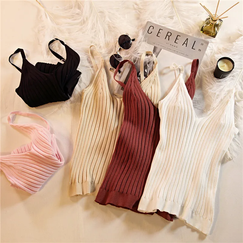 Hot 2019 Summer Streetwear WomenCamisole Tank Tops Sweet and Fresh Base Sweater Wild Camisole Tank Top Women Clothes TB15
Hot 2019 Summer Streetwear WomenCamisole Tank Tops Sweet and Fresh Base Sweater Wild Camisole Tank Top Women Clothes TB15