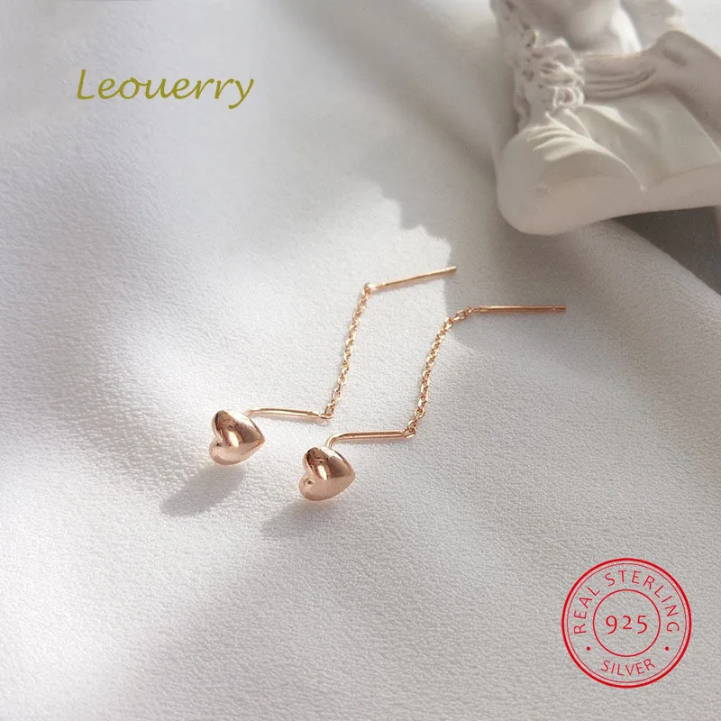 Leouerry 925 Sterling Silver Simple Heart Ear Line Fashion Wild Long Tassel Earring for Women Sweet Jewelry Gift
Leouerry 925 Sterling Silver Simple Heart Ear Line Fashion Wild Long Tassel Earring for Women Sweet Jewelry Gift