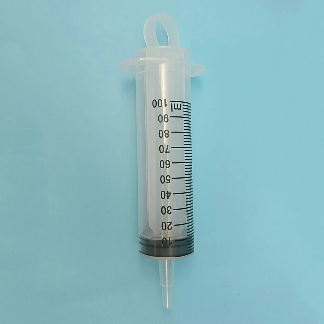 1pc Large Syringe Hypodermic 100ml & 90cm Tube For Feeding Ink Cartridge For Dosing And Pumping All Kinds Of Liquids And Fluids