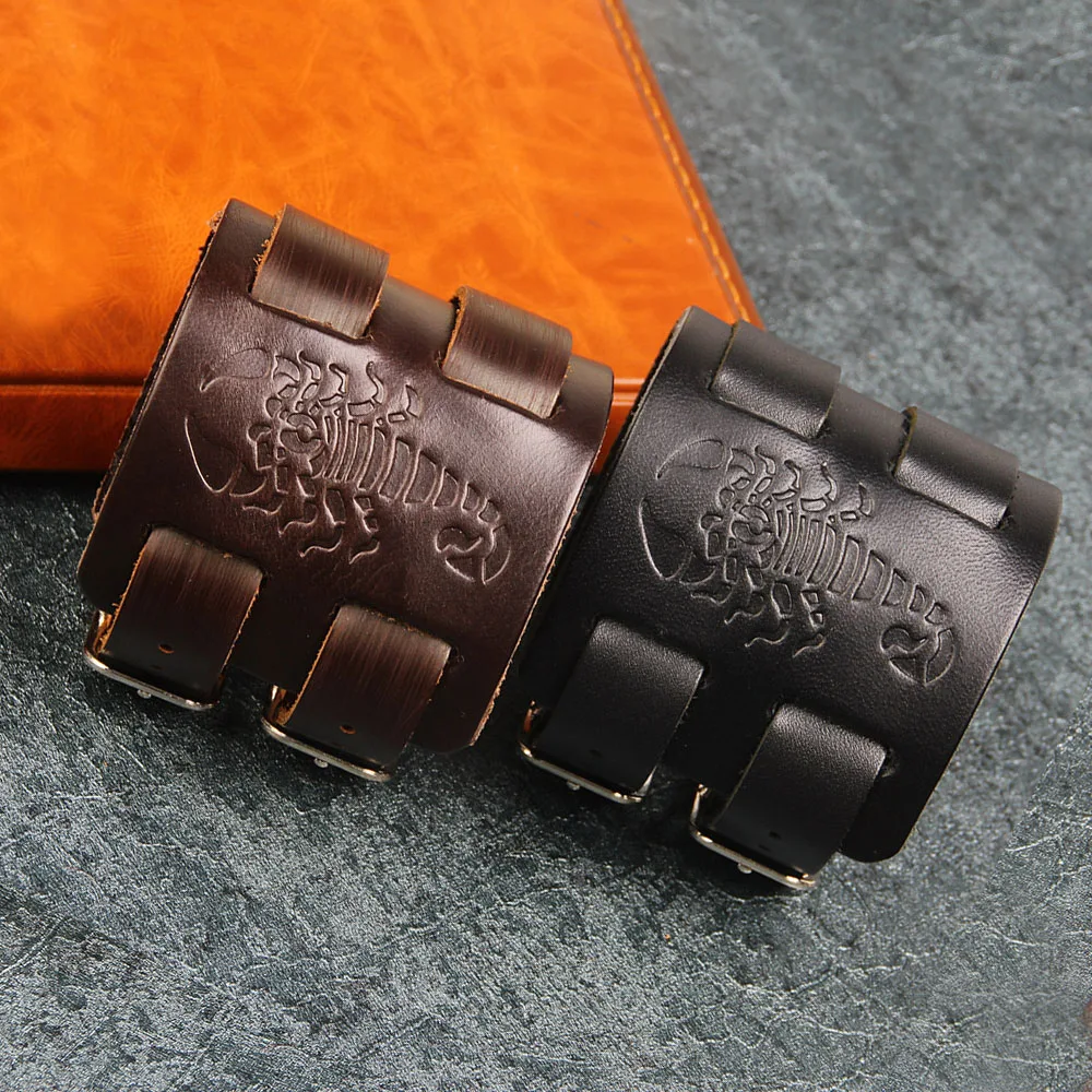 2019 Punk Animal Scorpion Bracelet Men Wrap Leather Constellation Bracelet Women Jewelry Gift For Him Pulseira Masculina NM-12
2019 Punk Animal Scorpion Bracelet Men Wrap Leather Constellation Bracelet Women Jewelry Gift For Him Pulseira Masculina NM-12