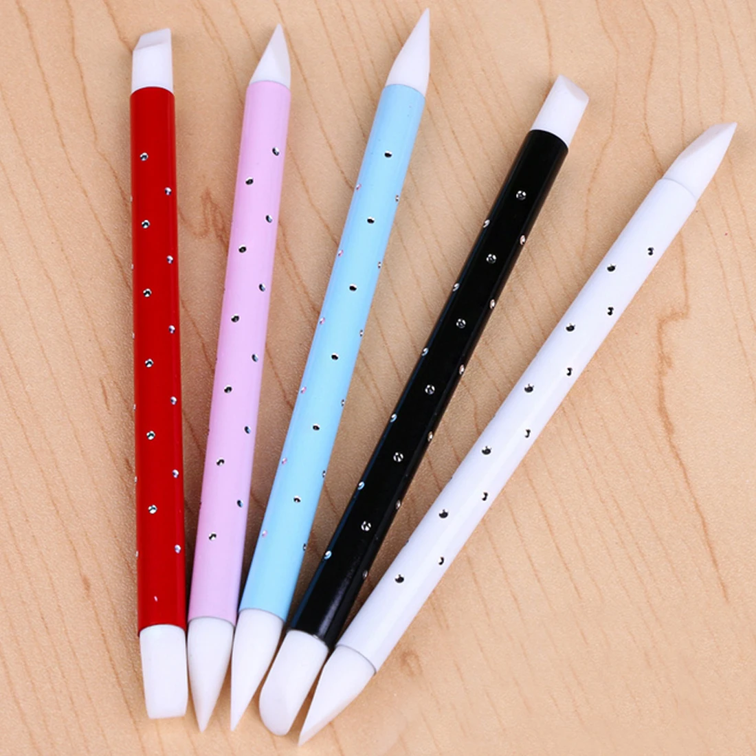 5pcs Professional Wax Dotting Pen Nail Art Rhinestones Gems Picking Crystal Tools Pencil Pen Easily Pick Up Pen Manicure
5pcs Professional Wax Dotting Pen Nail Art Rhinestones Gems Picking Crystal Tools Pencil Pen Easily Pick Up Pen Manicure