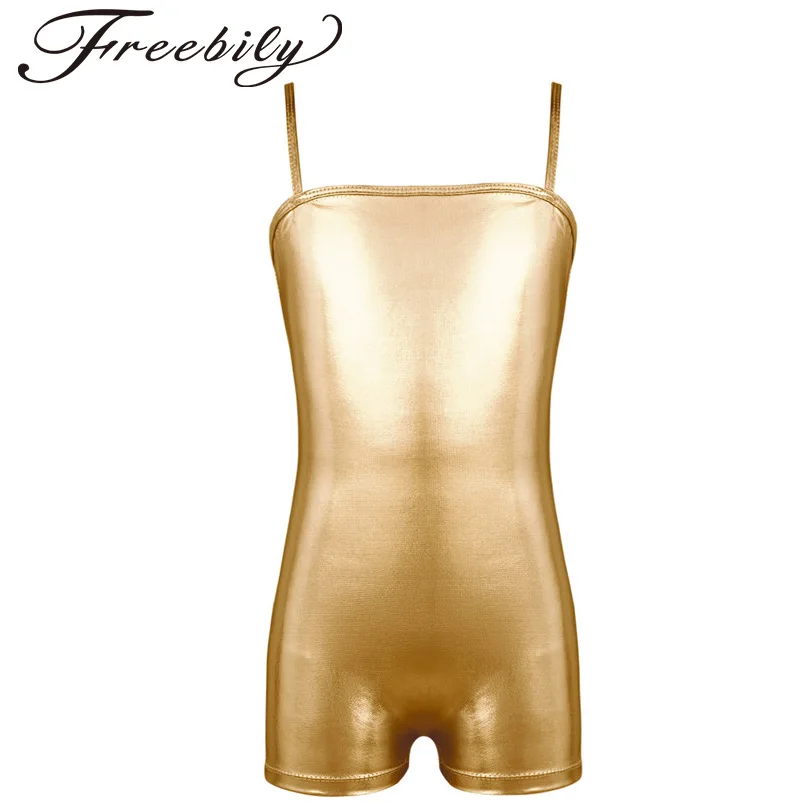 Freebily Kids Girls Ballet Leotard Spaghetti Shoulder Straps Shiny Ballet Dance Gymnastics Leotard Jumpsuit Unitard Dancewear
Freebily Kids Girls Ballet Leotard Spaghetti Shoulder Straps Shiny Ballet Dance Gymnastics Leotard Jumpsuit Unitard Dancewear