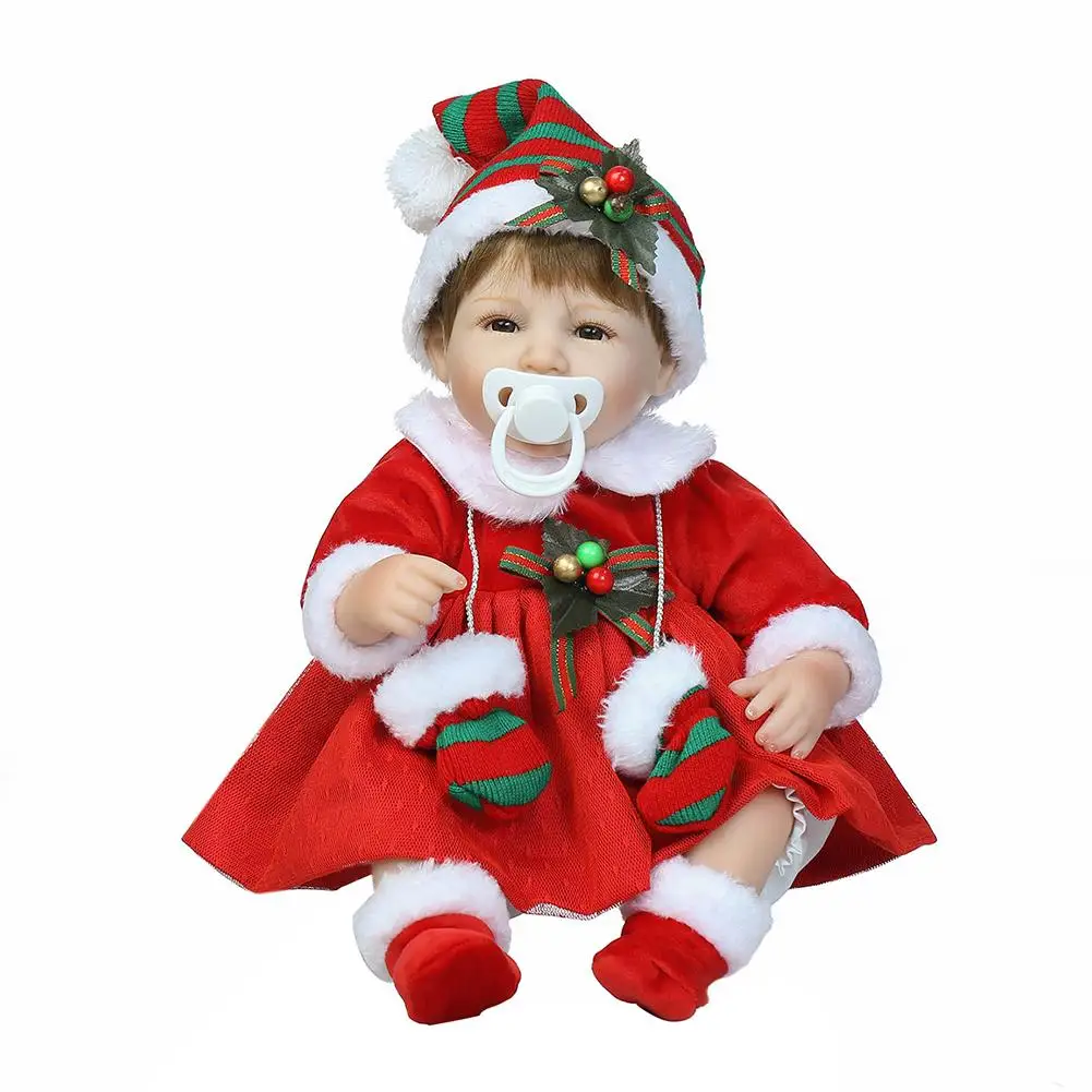 New 40cm Soft Vinyl Silicone Christmas Doll Reborn Baby Children Accompany Toy Gift
New 40cm Soft Vinyl Silicone Christmas Doll Reborn Baby Children Accompany Toy Gift