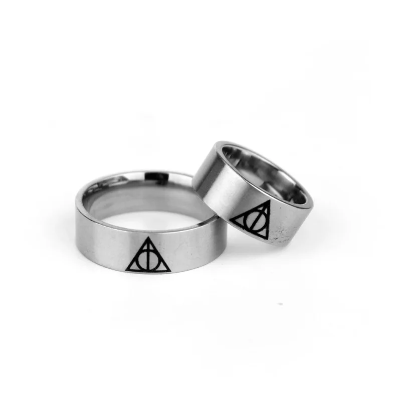 Fashion HP Rings the Deathly Hallows Rings Man Women Finger Movies Toy Magic World Gift Jewelry Metal Ring Cosplay Toys Gift
Fashion HP Rings the Deathly Hallows Rings Man Women Finger Movies Toy Magic World Gift Jewelry Metal Ring Cosplay Toys Gift