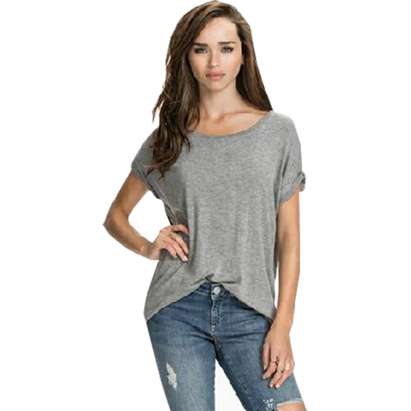 Summer T shirt women back angel wings print rolled sleeves casual tops loose loose T-shirt clothing vestidos LBD1615
Summer T shirt women back angel wings print rolled sleeves casual tops loose loose T-shirt clothing vestidos LBD1615