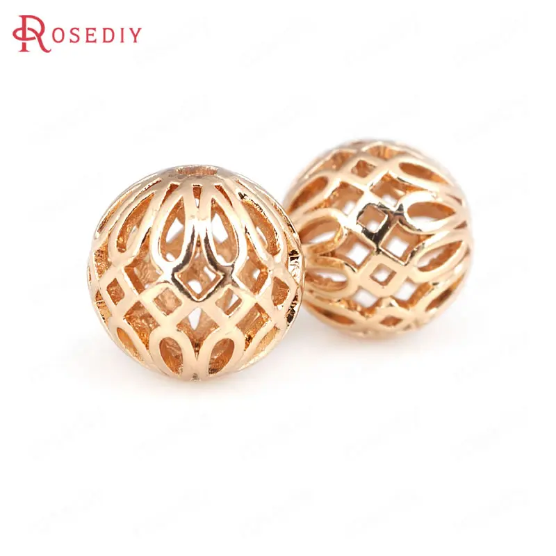 6PCS 11.5MM 24K Champagne Gold Color Plated Brass Hollow Round Beads Bracelet Beads High Quality Diy Jewelry Accessories
6PCS 11.5MM 24K Champagne Gold Color Plated Brass Hollow Round Beads Bracelet Beads High Quality Diy Jewelry Accessories