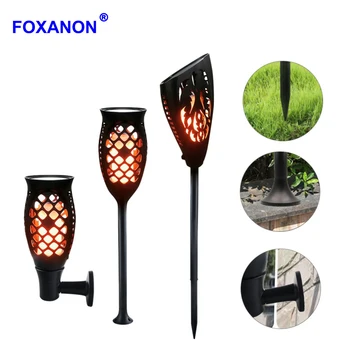 Foxanon LED Garden Solar Light Lawn Torch Flickering Lamps Waterproof Outdoor Led Spotlight Light Solar Lamp For Path Decoration
Foxanon LED Garden Solar Light Lawn Torch Flickering Lamps Waterproof Outdoor Led Spotlight Light Solar Lamp For Path Decoration