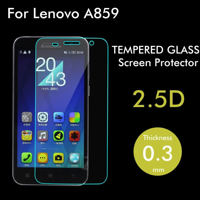 Закаленное стекло ShuiCaoRen для Lenovo A859 Оригинальная защитная пленка