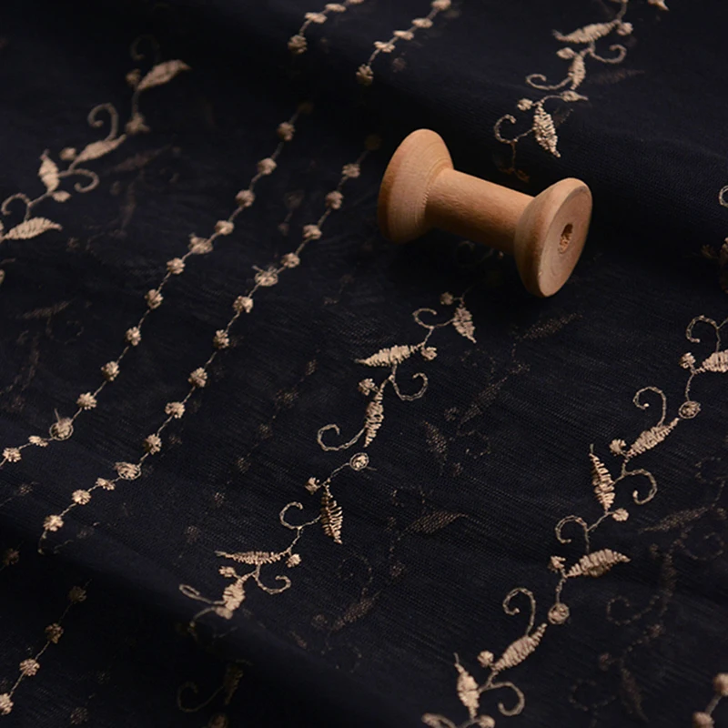 Gold Embroidered Stripes, Black Elastic Mesh Blouse, Shirt, Skirt, Chinese Dress, Veil, Bed and Sequin Fabric
Gold Embroidered Stripes, Black Elastic Mesh Blouse, Shirt, Skirt, Chinese Dress, Veil, Bed and Sequin Fabric