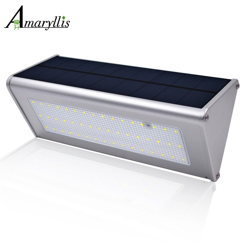 Solar Wall Lights Outdoor Aluminium Alloy 48 LED Microwave Radar Sensor Waterproof Energy Saving Lamp Lamps For Garden
Solar Wall Lights Outdoor Aluminium Alloy 48 LED Microwave Radar Sensor Waterproof Energy Saving Lamp Lamps For Garden