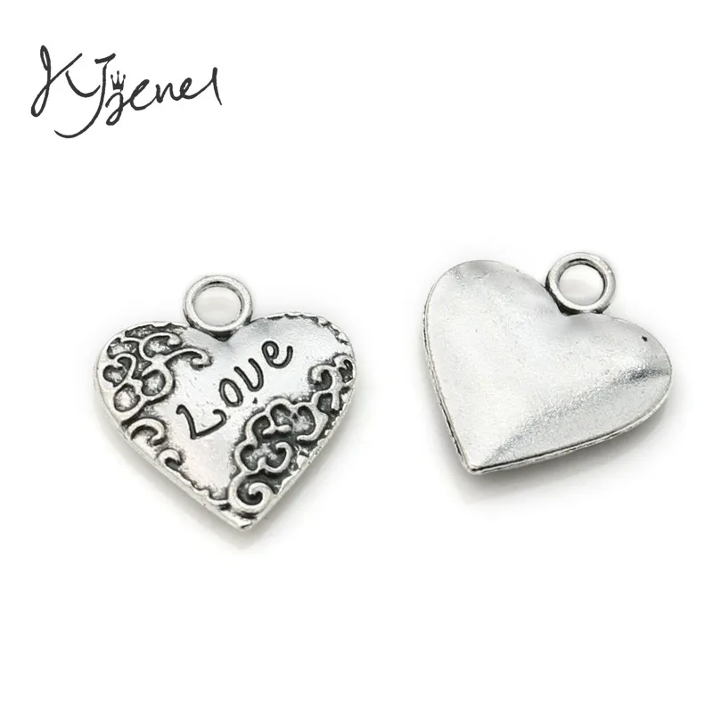 10Pcs/lot Antique Silver Plated Heart Love Charm Pendant Bracelets Jewelry Findings Accessories Making Craft DIY 20x18mm
10Pcs/lot Antique Silver Plated Heart Love Charm Pendant Bracelets Jewelry Findings Accessories Making Craft DIY 20x18mm