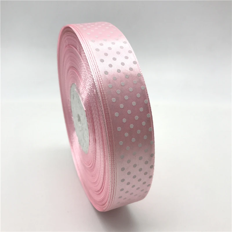 5Yards 1" 25mm Pink Printing Polka Dot Satin Ribbon Hair Bow Christmas Wedding Decoration DIY Sewing Craft
5Yards 1" 25mm Pink Printing Polka Dot Satin Ribbon Hair Bow Christmas Wedding Decoration DIY Sewing Craft