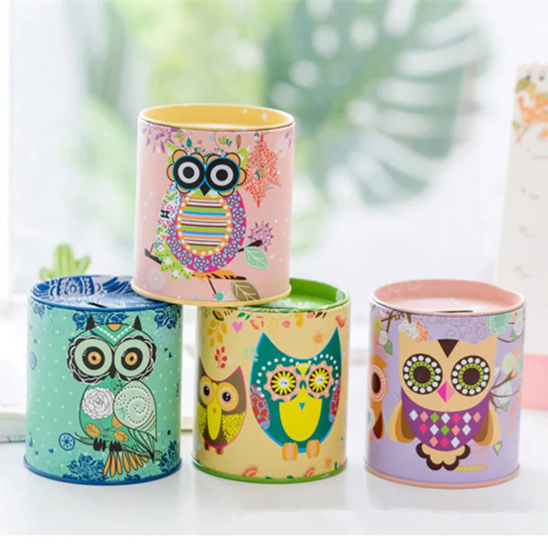 Cylinder Piggy Bank Owl Retro Creative Money Box Reward Penholder Kids Birthday Christmas Gift Piggy Bank
Cylinder Piggy Bank Owl Retro Creative Money Box Reward Penholder Kids Birthday Christmas Gift Piggy Bank
