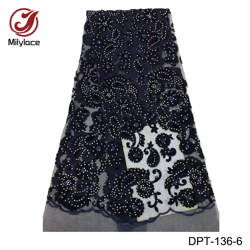 High end design african lace fabric black stones french lace unique design tulle lace 5 yards mesh net lace DPT-136
High end design african lace fabric black stones french lace unique design tulle lace 5 yards mesh net lace DPT-136