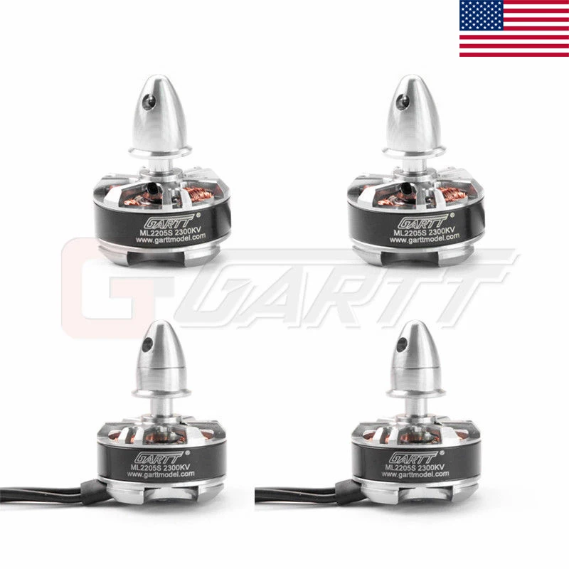 US Shipping 2 Pairs GARTT ML 2205 S 2300KV Brushless Motor For FPV Drones QAV 180 210 250 300 Mini Race Quadcopter Multicopter
US Shipping 2 Pairs GARTT ML 2205 S 2300KV Brushless Motor For FPV Drones QAV 180 210 250 300 Mini Race Quadcopter Multicopter