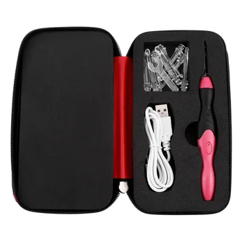 9 in 1 Professional Led Light Up Rechargeable Crochet Hooks 2.5mm to 6.5mm Knitting Needles Weave Sewing with stylish zip case
9 in 1 Professional Led Light Up Rechargeable Crochet Hooks 2.5mm to 6.5mm Knitting Needles Weave Sewing with stylish zip case