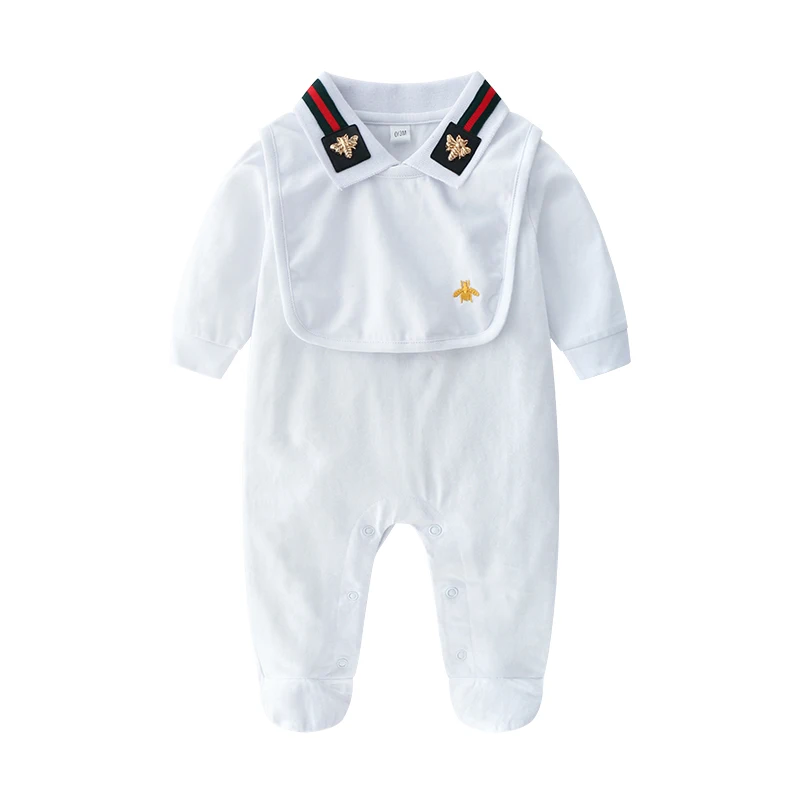 Newborn Baby Boy Rompers Baby Girl Clothes Infant Boys Jumpsuit +Bib 2 piece Clothing Set 100% Cotton Baby Clothes
Newborn Baby Boy Rompers Baby Girl Clothes Infant Boys Jumpsuit +Bib 2 piece Clothing Set 100% Cotton Baby Clothes