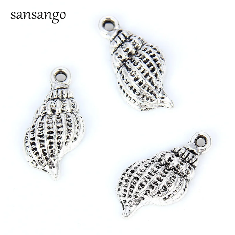 10pcs Antique Silver Sea Conch Small Charms Pendant For Women Men Jewelry DIY Making Necklace Bracelet Accessories
10pcs Antique Silver Sea Conch Small Charms Pendant For Women Men Jewelry DIY Making Necklace Bracelet Accessories