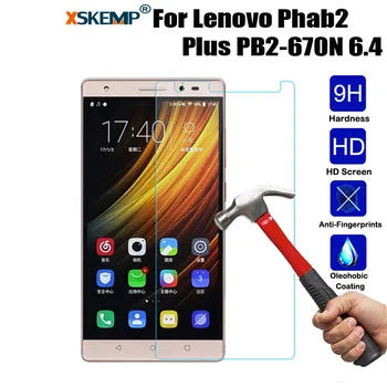 XSKEMP 9H Hard Premium Tempered Glass Screen Protector For Lenovo Phab2 Plus PB2-670N 6.4 Ultra Clear Scratch Proof Tablet Film 
XSKEMP 9H Hard Premium Tempered Glass Screen Protector For Lenovo Phab2 Plus PB2-670N 6.4 Ultra Clear Scratch Proof Tablet Film