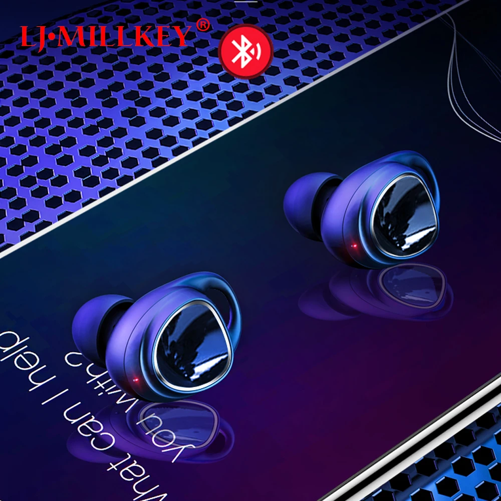 TWS Bluetooth 5.0 Earphone Mini Twins Wireless Earphones Stereo Headset with Microphone IPX7 Waterproof Earbuds YZ256
TWS Bluetooth 5.0 Earphone Mini Twins Wireless Earphones Stereo Headset with Microphone IPX7 Waterproof Earbuds YZ256