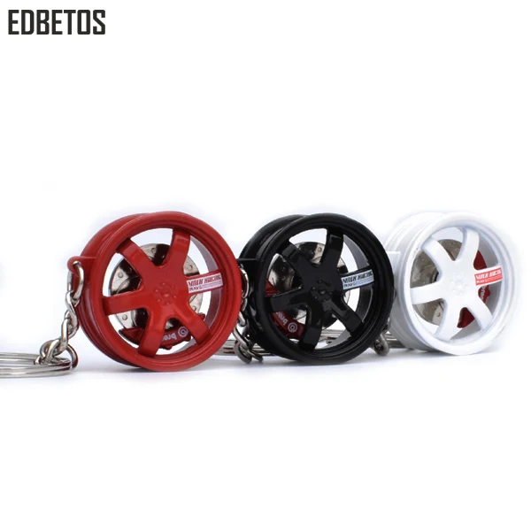 JDM Style Car Styling Wheel Rim Key Ring with brake disc JDM Key Chain Creative Keychain
JDM Style Car Styling Wheel Rim Key Ring with brake disc JDM Key Chain Creative Keychain