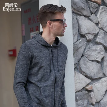 Enjeolon Brand Spring Long Sleeve Hoodies Sweatshirt Men NYLON Black Hoodeis Sweatshirt Men Solid Hoody Clothes Chaquetas WY116
Enjeolon Brand Spring Long Sleeve Hoodies Sweatshirt Men NYLON Black Hoodeis Sweatshirt Men Solid Hoody Clothes Chaquetas WY116