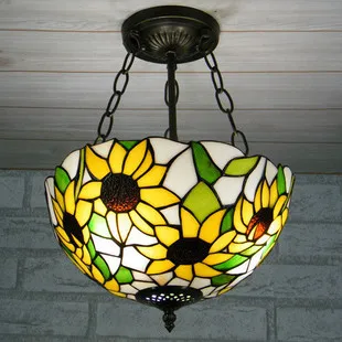 12inch European Tiffany Style Sun Flower Pendant Light Bedroom Living Room Bedroom E27 110-240v Lustre Pendente scandinavian
12inch European Tiffany Style Sun Flower Pendant Light Bedroom Living Room Bedroom E27 110-240v Lustre Pendente scandinavian