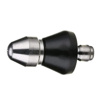 Pressure Washer Sewer Jet Nozzle, Quick Connect Drain Cleaning Water Nozzle, 1/4 Inch 5000 Psi Orifice 0.7Mm
Pressure Washer Sewer Jet Nozzle, Quick Connect Drain Cleaning Water Nozzle, 1/4 Inch 5000 Psi Orifice 0.7Mm