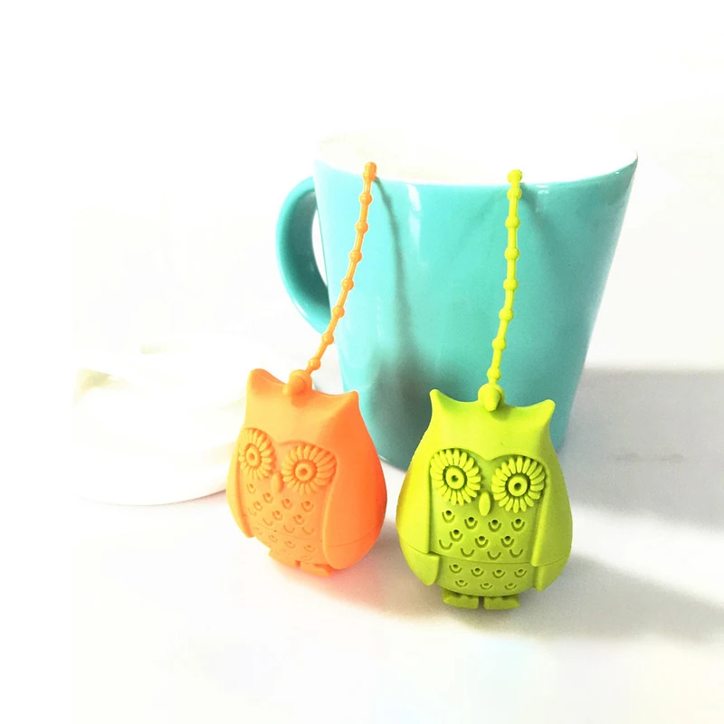Creative Cute Owl Tea Strainer Tea Bags Food Grade Silicone loose-leaf Tea Infuser Filter Diffuser Fun Cartoon Tea Accessories
Creative Cute Owl Tea Strainer Tea Bags Food Grade Silicone loose-leaf Tea Infuser Filter Diffuser Fun Cartoon Tea Accessories
