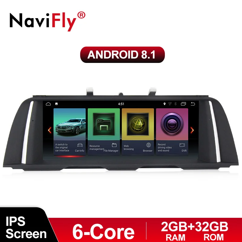 IPS Screen 2GB+32GB Android 8.1 car gps multimedia player for BMW 5 Series F10/F11/520 (2011-2016) Original CIC or NBT system
IPS Screen 2GB+32GB Android 8.1 car gps multimedia player for BMW 5 Series F10/F11/520 (2011-2016) Original CIC or NBT system