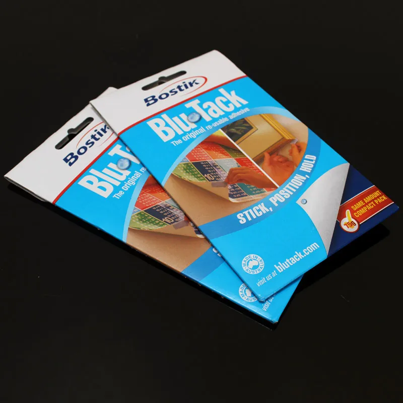 Australia Bostik Blu.Tack, Repeated Use ,Without Nail Viscose Glue Canvas frame Blue Tack
Australia Bostik Blu.Tack, Repeated Use ,Without Nail Viscose Glue Canvas frame Blue Tack