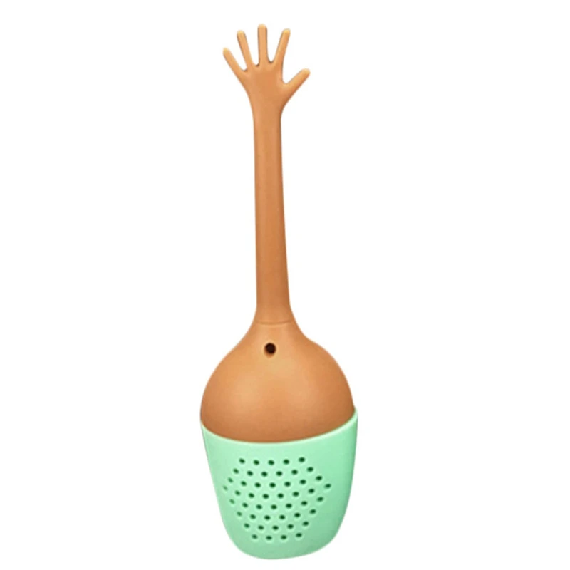 Tea Infuser Hand Gesture Silicone Tea Fliter Tea Bag Reusable Strainer Diffuser for Loose Leaf Tea
Tea Infuser Hand Gesture Silicone Tea Fliter Tea Bag Reusable Strainer Diffuser for Loose Leaf Tea