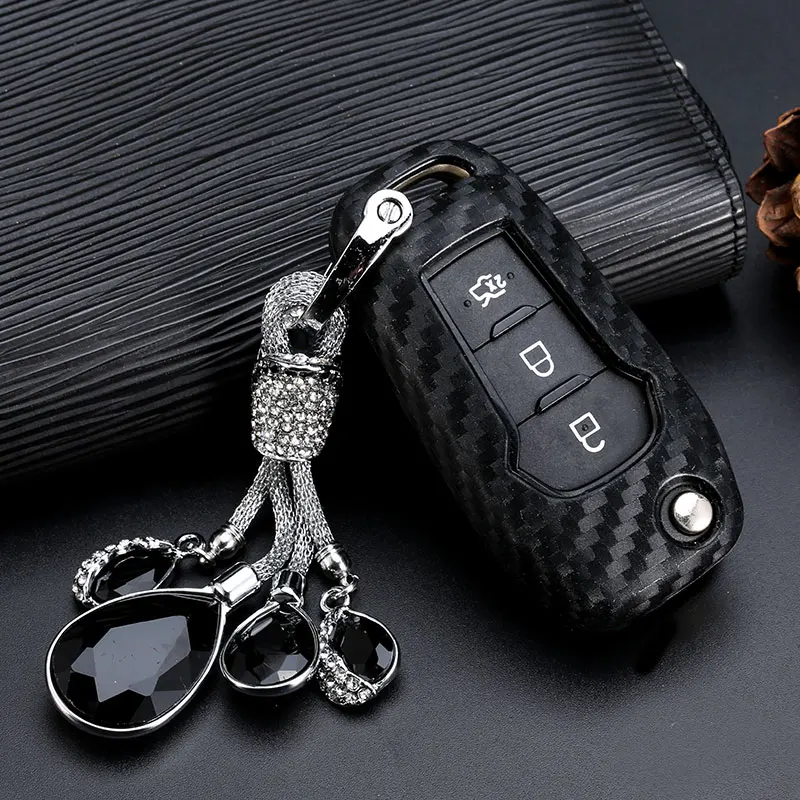 Carbon Fiber Pattern Silicone Car Flip key case for car For Ford smart Escort Titanium Mondeo Silicone Case Car Accessories
Carbon Fiber Pattern Silicone Car Flip key case for car For Ford smart Escort Titanium Mondeo Silicone Case Car Accessories