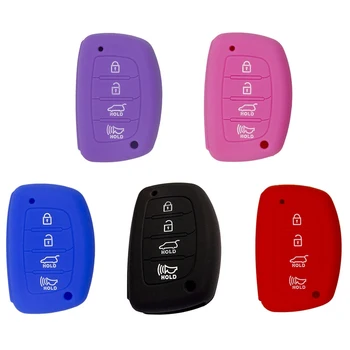 Silicone Remote Key Cover Case Fob Fit For Hyundai Elantra Sonata Tucson I40 Ix35 I45 Holder 4 Button Smart Keyless Shell
Silicone Remote Key Cover Case Fob Fit For Hyundai Elantra Sonata Tucson I40 Ix35 I45 Holder 4 Button Smart Keyless Shell