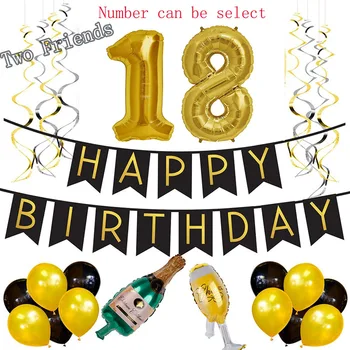 1kit Happy birthday Banner gold birthday party decorations kids balloons party supplies 32inch gold number foil globos
1kit Happy birthday Banner gold birthday party decorations kids balloons party supplies 32inch gold number foil globos