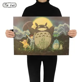 Vintage Cartoon Anime Totoro Poster Cafe Kid Home Decor Retro Kraft Paper Wall Sticker 51.5X36cm
Vintage Cartoon Anime Totoro Poster Cafe Kid Home Decor Retro Kraft Paper Wall Sticker 51.5X36cm