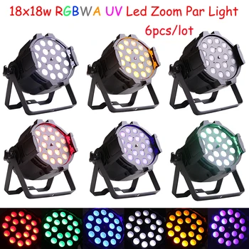6pcs/lot rgbwa+uv 6in1 Zoom par light 18x18W 6in1 LED par light 10-60 degree for stage dj club church Wedding Christmas event
6pcs/lot rgbwa+uv 6in1 Zoom par light 18x18W 6in1 LED par light 10-60 degree for stage dj club church Wedding Christmas event