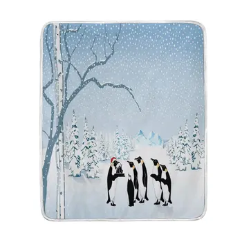 Christmas Penguin in Winter Snow Blanket Soft Warm Cozy Bed Couch Lightweight Polyester Blanket Throw
Christmas Penguin in Winter Snow Blanket Soft Warm Cozy Bed Couch Lightweight Polyester Blanket Throw