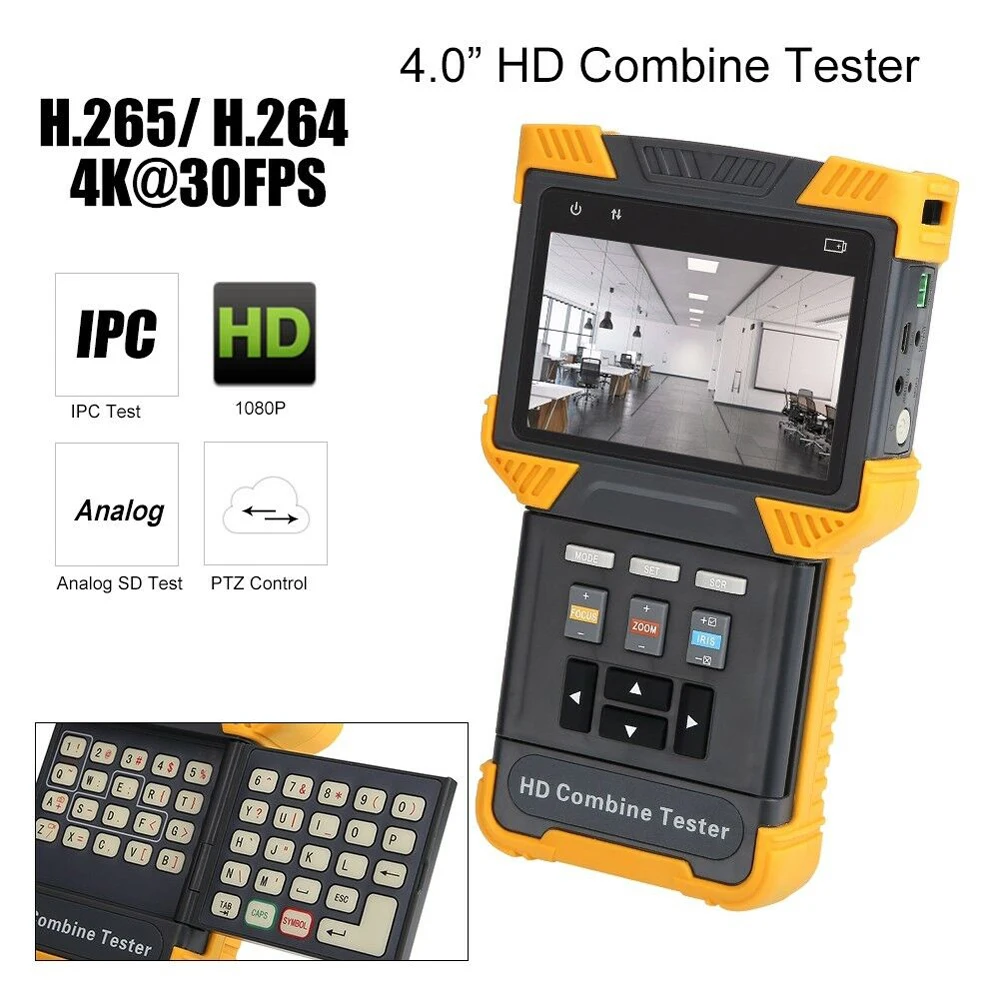 Seesii DT-T70 4 0 "дисплей HD комбинированный CCTV Тест er монитор H.264/H.265/4 K IP тестер