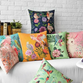 Retro Bird and Flowers Home Decor Pillow Decorative Throw Pillows Cute Drawing Parrot Linen Cotton Cushion Free Shipping
Retro Bird and Flowers Home Decor Pillow Decorative Throw Pillows Cute Drawing Parrot Linen Cotton Cushion Free Shipping