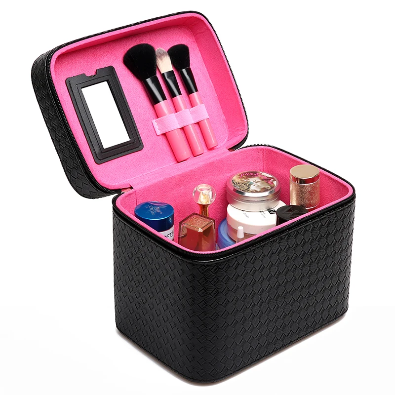 2020 Women Cosmetic Bags High Quality Makeup Bags Organizer Knitting Ladies Necessary Beauty Cases Fashion Travel Toiletry Bag
2020 Women Cosmetic Bags High Quality Makeup Bags Organizer Knitting Ladies Necessary Beauty Cases Fashion Travel Toiletry Bag