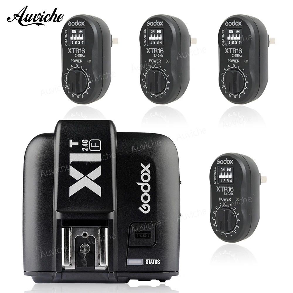 Godox X1T-F 2.4G TTL Wireless Flash Transmitter + XTR-16 2.4G Receivers Set For Fujitsu Camera
Godox X1T-F 2.4G TTL Wireless Flash Transmitter + XTR-16 2.4G Receivers Set For Fujitsu Camera