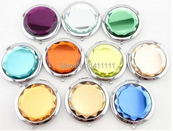 Wedding Favor Mixed Colors Cosmetic Pocket Compact Stainless Makeup Mirror + Nice Bag Can Word Logo Print Promotion Gift WF002
Wedding Favor Mixed Colors Cosmetic Pocket Compact Stainless Makeup Mirror + Nice Bag Can Word Logo Print Promotion Gift WF002